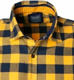 Schlussverkauf 🌟 OLYMP Casual Modern Fit 4072/84/51 Hemd, Baumwolle, Gelb-blau kariert, Gelb 👏 -Hemden Verkaufsgeschäft 377791 norm2