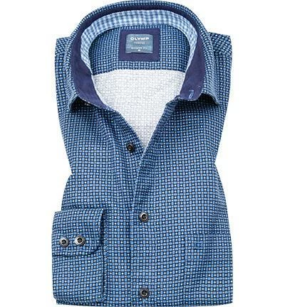 Bestpreis ✔️ OLYMP Casual Modern Fit 4080/84/15 Hemd, Bio Baumwolle, Blau gemustert, Blau 👏 2 Bestpreis ✔️ OLYMP Casual Modern Fit 4080/84/15 Hemd, Bio Baumwolle, Blau gemustert, Blau 👏 – Bild 2