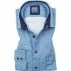 Auslauf ✨ OLYMP Casual Modern Fit 4080/84/28 Hemd, Bio Baumwolle, Hellblau gemustert, Hellblau-braun 😍