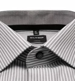 Top 10 🌟 OLYMP Luxor Modern Fit 1310/84/68 Hemd, Baumwolle, Schwarz-weiß gestreift, Schwarz-weiß 🧨 -Hemden Verkaufsgeschäft 377822 norm2