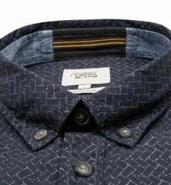 Budget ❤️ camel active Hemd 409115/6S05/47 Regular Fit, Baumwolle, Nachtblau gemustert, Nachtblau 👏 -Hemden Verkaufsgeschäft 377842 norm2