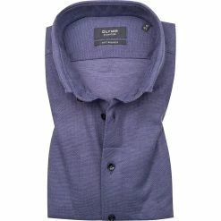 Rabatt 🥰 OLYMP Signature Tailored Fit 8501/84/14 Hemd, Baumwolle, Nachtblau 🧨