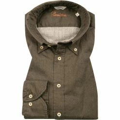 Top 10 😀 Stenströms Hemd 675261/8280/480 Fitted body, Baumwolle, Dunkelgrün meliert, Dunkelgrün ❤️