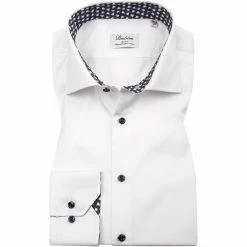 Rabatt 🎉 Stenströms Hemd 784771/1903/000 Slimline, Baumwolle, Weiß 💯