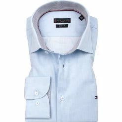 Blitzangebot ✔️ Tommy Hilfiger Hemd MW0MW20814/0GY Regular Fit, Bio Baumwolle, Hellblau 🤩