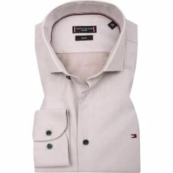 Rabatt ✔️ Tommy Hilfiger Hemd MW0MW20815/0HD Slim Fit, Bio Baumwolle, Beige meliert, Beige 🎉