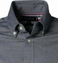 Bestpreis ✔️ Tommy Hilfiger Hemd MW0MW20985/DCC Slim Fit, Baumwolle, Graublau meliert, Graublau 🌟 -Hemden Verkaufsgeschäft 378146 norm2