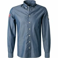 Besorgen ✔️ HACKETT Hemd HM308875/561 Classic Fit, Baumwolle, Indigo 🔔
