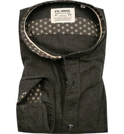 Aktion 👍 FIL NOIR Hemd Ancona 51582/08 Shaped Fit, Flanell CO2-Neutral, Anthrazit meliert, Anthrazit 🥰 2 Aktion 👍 FIL NOIR Hemd Ancona 51582/08 Shaped Fit, Flanell CO2-Neutral, Anthrazit meliert, Anthrazit 🥰 – Bild 2