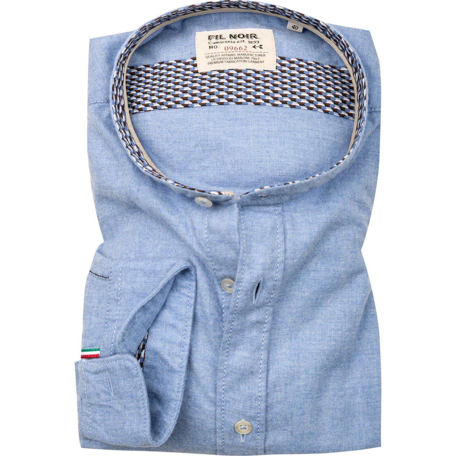 Top 10 🔥 FIL NOIR Hemd Ancona 51582/62 Shaped Fit, Flanell CO2-Neutral, Hellblau meliert, Hellblau 👍 1 Top 10 🔥 FIL NOIR Hemd Ancona 51582/62 Shaped Fit, Flanell CO2-Neutral, Hellblau meliert, Hellblau 👍