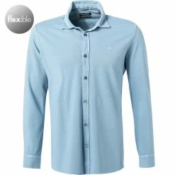 Besorgen 🎁 Marc O'Polo Hemd 128 2209 52068/866 Shaped Fit, Bio Baumwolle, Blau 😉