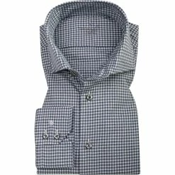 Bester Verkauf 🛒 van Laack Hemd Tailor Fit EL 156539/RIVARA-LTF/780 Baumwolle, Extra langer Arm, 👖 Jeansblau kariert, 👖 Jeansblau 😀