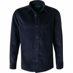Auslauf 😀 Pierre Cardin Hemd 31001/000/27770/9041 Overshirt, Modern Fit, Cord, Dunkelblau 🌟