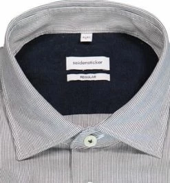 Blitzangebot 🛒 Seidensticker Hemd 150920/19 Regular Fit, Baumwolle, Dunkelblau-weiß gestreift, Dunkelblau-weiß 😍 -Hemden Verkaufsgeschäft 378567 norm2