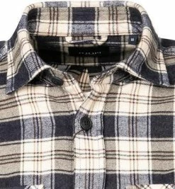 Coupon 🤩 JOOP! Hemd Huug 30028570/405 Overshirt, Baumwolle, Beige-navy kariert, Beige-navy 💯 -Hemden Verkaufsgeschäft 378746 norm2