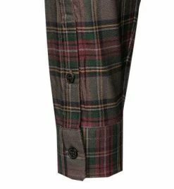 Bestes Angebot 🛒 Fred Perry Hemd M2689/102 Baumwolle, Braun-bordeaux kariert, Braun 💯 -Hemden Verkaufsgeschäft 378880 norm3