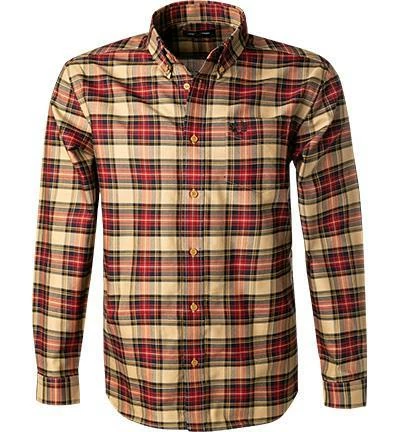 Billig 🌟 Fred Perry Hemd M2689/363 Baumwolle, Senf kariert, Senf 🧨 2 Billig 🌟 Fred Perry Hemd M2689/363 Baumwolle, Senf kariert, Senf 🧨 – Bild 2