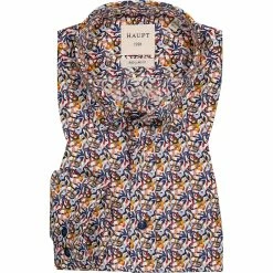 Coupon ✔️ Haupt Hemd 715225059230/40109 Regular Fit, Baumwolle, Multicolour gemustert, Multicolor ✔️