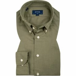 Aktion ⌛ ETON Hemd 1000/02387/67 Slim Fit, Baumwolle, Salbei 🔥