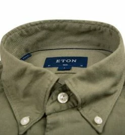 Aktion ⌛ ETON Hemd 1000/02387/67 Slim Fit, Baumwolle, Salbei 🔥 -Hemden Verkaufsgeschäft 379066 norm2