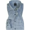 Besorgen 😉 OLYMP Level Fiv Body Fit 2126/84/11 Hemd, Baumwolle, Bleu gemustert, Bleu 😉