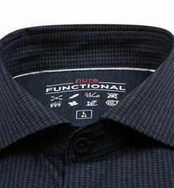 Großhandel 🎁 PURE Hemd D31307-21750/178 Jersey geruchshemmend, Marineblau gemustert , Marine ⭐ -Hemden Verkaufsgeschäft 379276 norm2