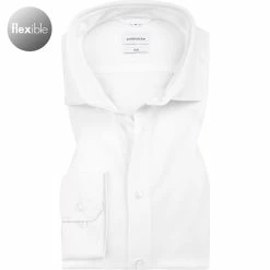 Billig 🔔 Seidensticker Hemd 650460/01 Slim Fit, Jersey, Weiß 🌟