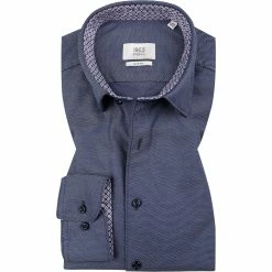 Billig ⌛ ETERNA Hemd 2338/FS5P/67/18 Slim Fit, Baumwolle CO2-Neutral, 👖 Jeansblau meliert, 👖 Jeansblau 👏