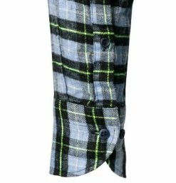 Bester Verkauf 🤩 fakts Hemd 6054/259 Slim Fit, Flanell, Blau-gelb kariert, Blau 💯 -Hemden Verkaufsgeschäft 379391 norm3