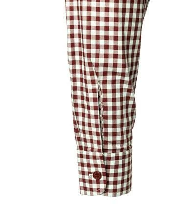 Aktion 🎁 Fred Perry Hemd M9500/472 Baumwolle, Aubergine kariert, Aubergine-hellgrün ✔️ 5 Aktion 🎁 Fred Perry Hemd M9500/472 Baumwolle, Aubergine kariert, Aubergine-hellgrün ✔️ – Bild 5