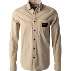 Bestpreis 🛒 Calvin Klein Hemd K10K107512/AEV Regular Fit, Cord, Hellbeige ⌛