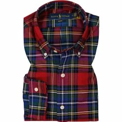 Großhandel 🔥 Polo Ralph Lauren Hemd 710853154/001 Slim Fit, Baumwolle, Multicolour kariert , Multicolor 👏