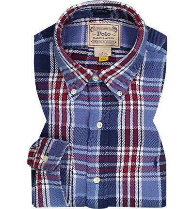 Neu 🤩 Polo Ralph Lauren Hemd 710852724/001 Baumwolle, Blau-rot kariert, Blau-rot 😀 2 Neu 🤩 Polo Ralph Lauren Hemd 710852724/001 Baumwolle, Blau-rot kariert, Blau-rot 😀 – Bild 2
