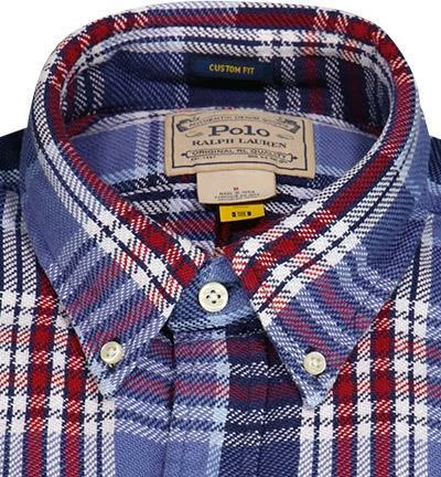 Neu 🤩 Polo Ralph Lauren Hemd 710852724/001 Baumwolle, Blau-rot kariert, Blau-rot 😀 3 Neu 🤩 Polo Ralph Lauren Hemd 710852724/001 Baumwolle, Blau-rot kariert, Blau-rot 😀 – Bild 3