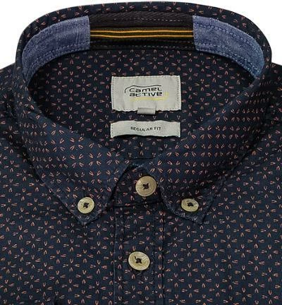 Am billigsten 🔥 camel active Hemd 409112/6S22/47 Regular Fit, Dunkelblau gemustert, Nachtblau 😉 3 Am billigsten 🔥 camel active Hemd 409112/6S22/47 Regular Fit, Dunkelblau gemustert, Nachtblau 😉 – Bild 3