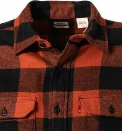Angebote 😍 Levi's® Hemd 187/0162 Overshirt, Relaxed Fit, Baumwolle, Orange-schwarz kariert, Dunkelorange 😍 7 Angebote 😍 Levi's® Hemd 187/0162 Overshirt, Relaxed Fit, Baumwolle, Orange-schwarz kariert, Dunkelorange 😍 -Hemden Verkaufsgeschäft 380032 norm2