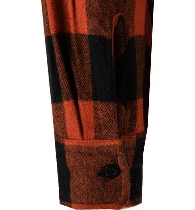 Angebote 😍 Levi's® Hemd 187/0162 Overshirt, Relaxed Fit, Baumwolle, Orange-schwarz kariert, Dunkelorange 😍 4 Angebote 😍 Levi's® Hemd 187/0162 Overshirt, Relaxed Fit, Baumwolle, Orange-schwarz kariert, Dunkelorange 😍 – Bild 4