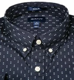 Brandneu 👏 Gant Hemd 3018070/433 Regular Fit, Baumwolle, Nachtblau gemustert, Nachtblau 😉 6 Brandneu 👏 Gant Hemd 3018070/433 Regular Fit, Baumwolle, Nachtblau gemustert, Nachtblau 😉 -Hemden Verkaufsgeschäft 380079 norm2