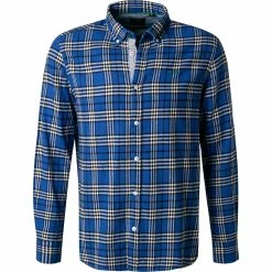 Am billigsten 🤩 N.Z.A. Hemd 21HN519/1688 Baumwolle, Blau kariert, Blau 😀