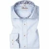 Blitzangebot 🛒 Stenströms Hemd 675921/1906/110 Fitted Body, Baumwolle, Hellblau meliert, Hellblau ❤️