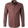 Am billigsten ⌛ Ben Sherman Hemd 0065371/545 Regular Fit, Popeline, Bordeaux-weiß gemustert, Bordeaux 🧨