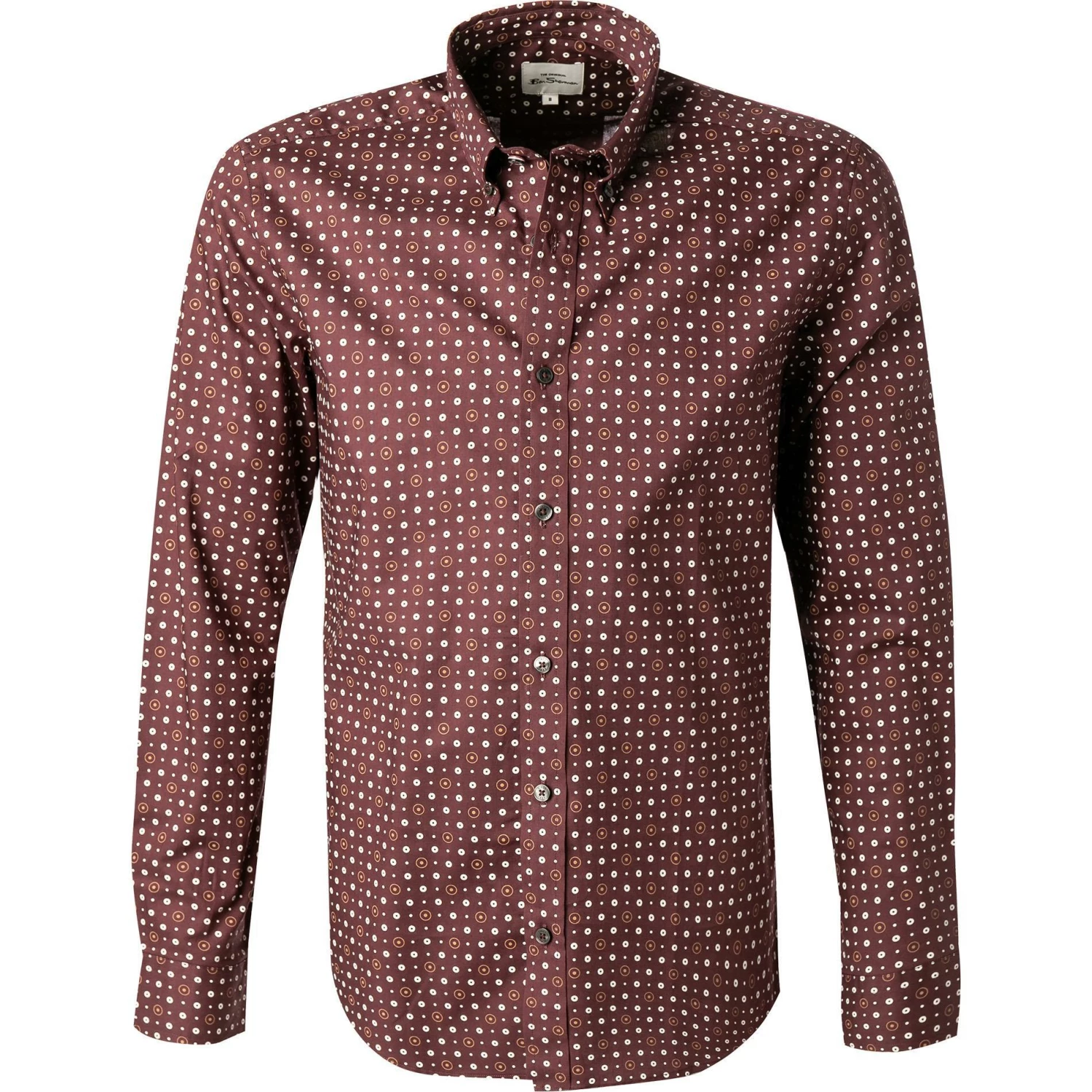 Am billigsten ⌛ Ben Sherman Hemd 0065371/545 Regular Fit, Popeline, Bordeaux-weiß gemustert, Bordeaux 🧨 1 Am billigsten ⌛ Ben Sherman Hemd 0065371/545 Regular Fit, Popeline, Bordeaux-weiß gemustert, Bordeaux 🧨