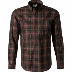Großhandel ✔️ Ben Sherman Hemd 0065389/545 Regular Fit, Popeline, Bordeaux kariert, Bordeaux 🔥