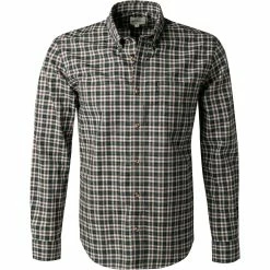Billig 👍 Ben Sherman Hemd 0065393/067 Regular Fit, Popeline, Dunkelgrün kariert, Dunkelgrün 👍