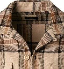 Brandneu ✨ CINQUE Overshirt Cistorm 9036-7348/25 Twill,beige-braun kariert, Beige-schwarz-braun 🔥 -Hemden Verkaufsgeschäft 380400 norm2