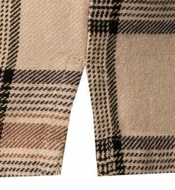 Brandneu ✨ CINQUE Overshirt Cistorm 9036-7348/25 Twill,beige-braun kariert, Beige-schwarz-braun 🔥 -Hemden Verkaufsgeschäft 380400 norm3