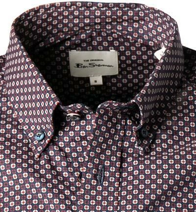 Rabatt 😀 Ben Sherman Hemd 0065369/481 Regular Fit, Popeline, Navy-dunkelrot gemustert, Dunkelrot 🌟 3 Rabatt 😀 Ben Sherman Hemd 0065369/481 Regular Fit, Popeline, Navy-dunkelrot gemustert, Dunkelrot 🌟 – Bild 3