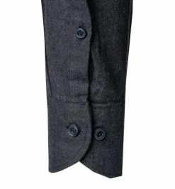 Top 10 👏 fakts Hemd 6053/291 Slim Fit, Flanell, Dunkelblau meliert, Dunkelblau 🔥 -Hemden Verkaufsgeschäft 380457 norm3