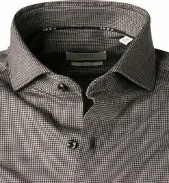 Neu 🌟 ETERNA Hemd 2490/YS82/67/39 Slim Fit, Jersey CO2-Neutral, Grau gemustert, Grau 😍 -Hemden Verkaufsgeschäft 380475 norm2