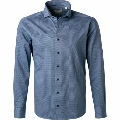 Großhandel 😍 ETERNA Hemd 2490/JS82/15 Modern Fit, Jersey CO2-Neutral, 👖 Jeansblau gemustert, 👖 Jeansblau 😉